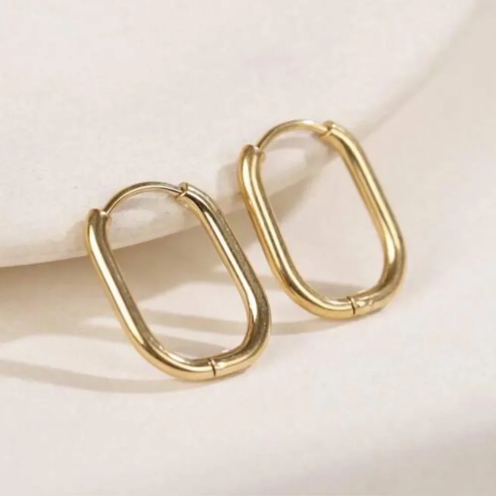 Gold Hoop Earrings Q650